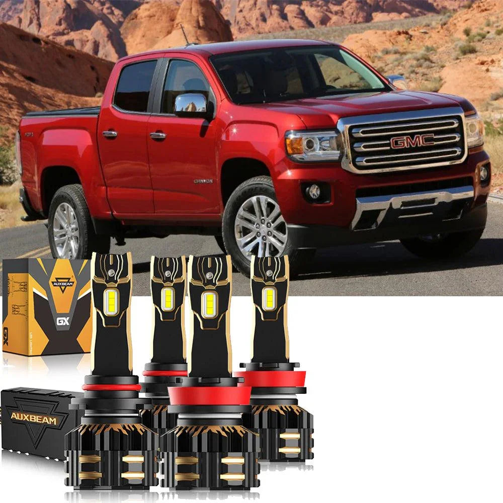 Auxbeam LED Headlight Bulbs Bundle for 2015-2019 GMC Canyon 9005 H11