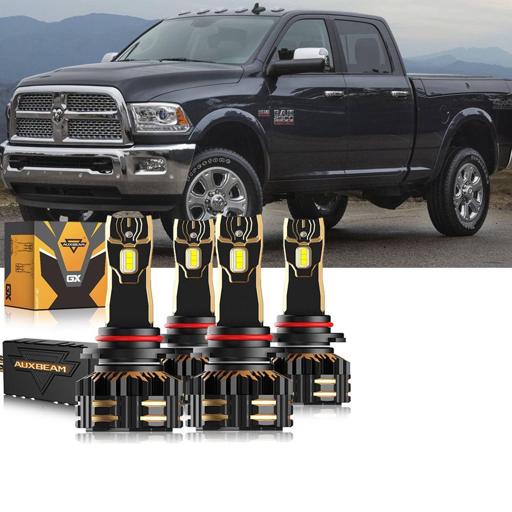 Auxbeam LED Headlights Bulbs Bundle for 2016-2017 Ram 2500