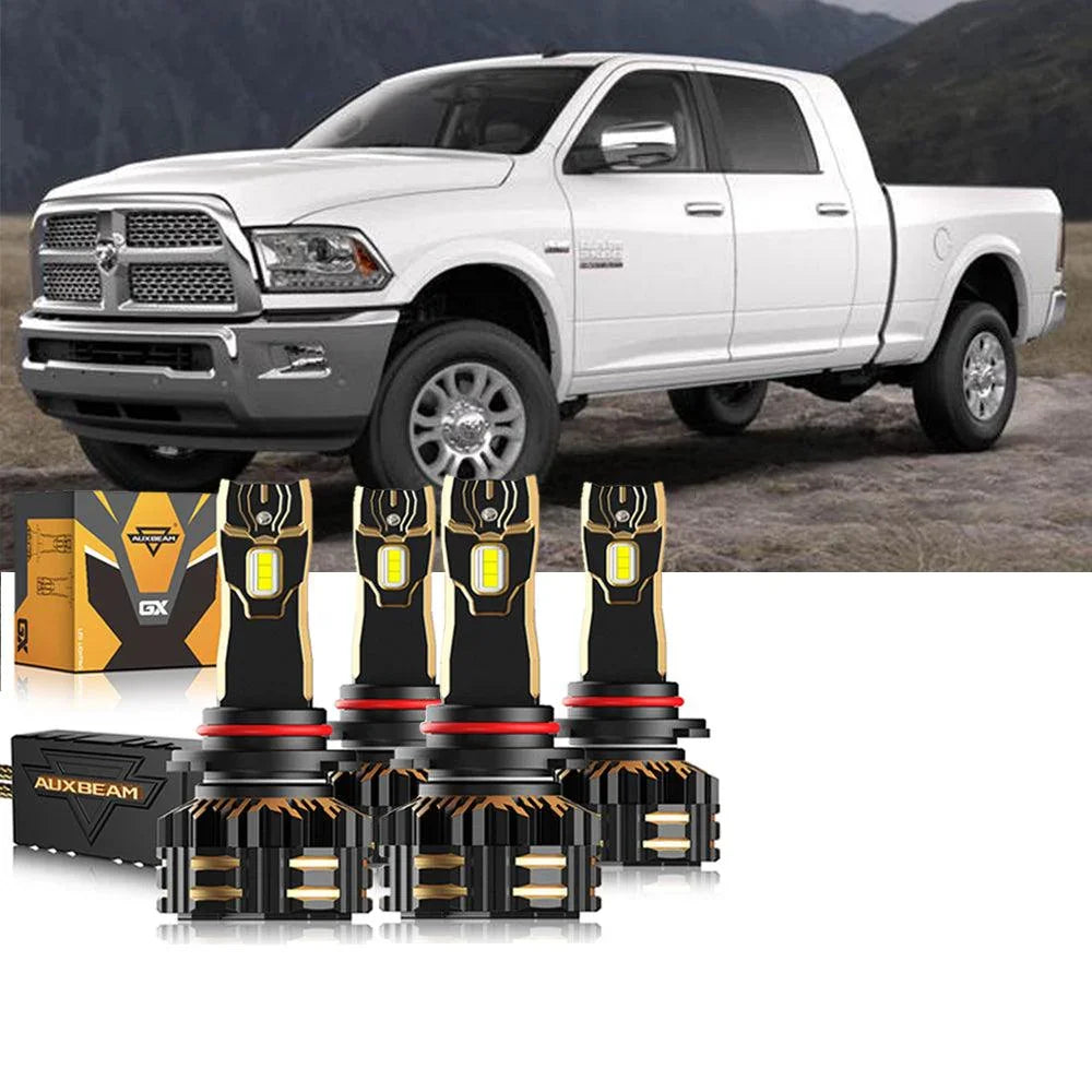 Auxbeam LED Headlights Bulbs Bundle for 2018-2019 Ram 2500