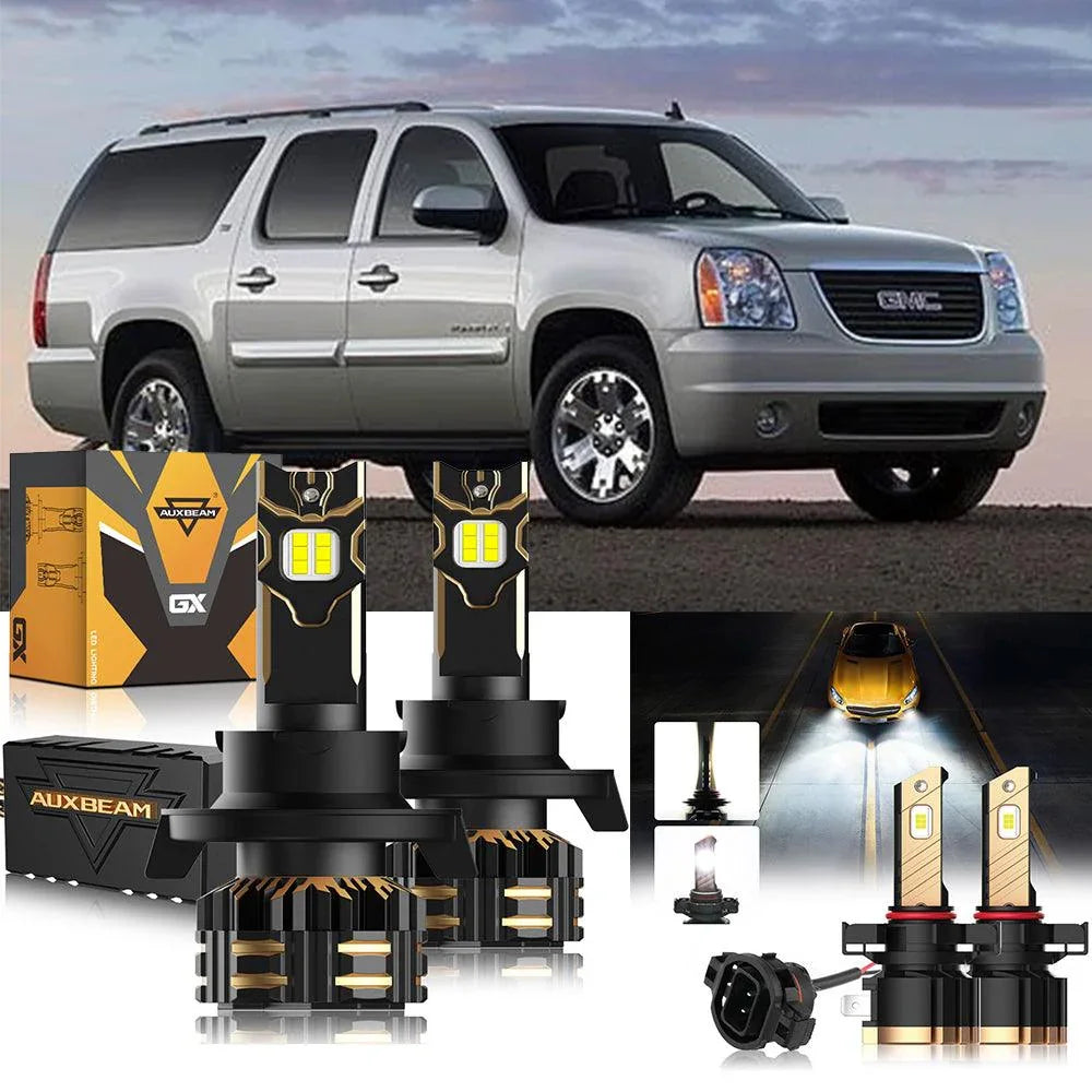Auxbeam LED Headlight Bulbs for 2007-2013 GMC Yukon XL 2500 H13
