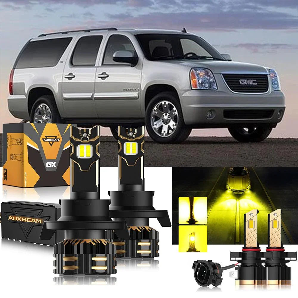 Auxbeam LED Headlight Bulbs for 2007-2013 GMC Yukon XL 2500 H13