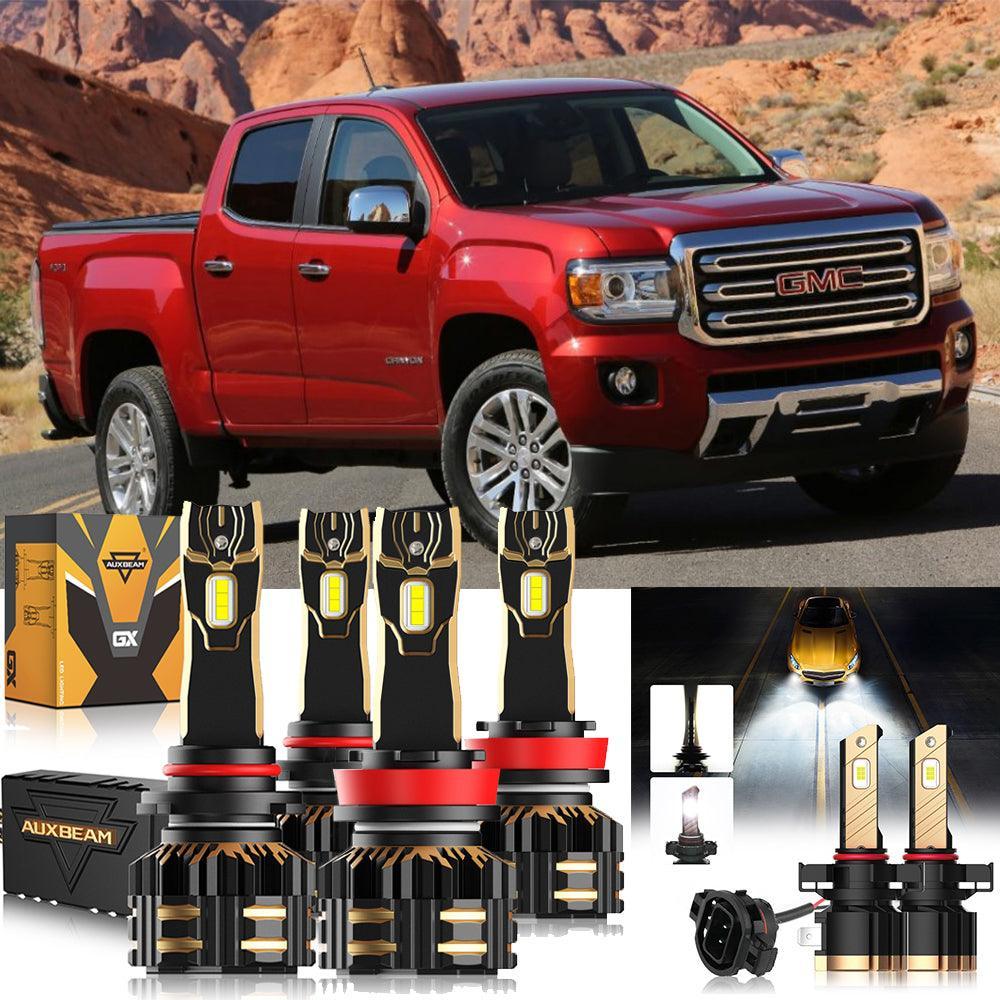 Auxbeam LED Headlight Bulbs Bundle for 2015-2019 GMC Canyon 9005 H11