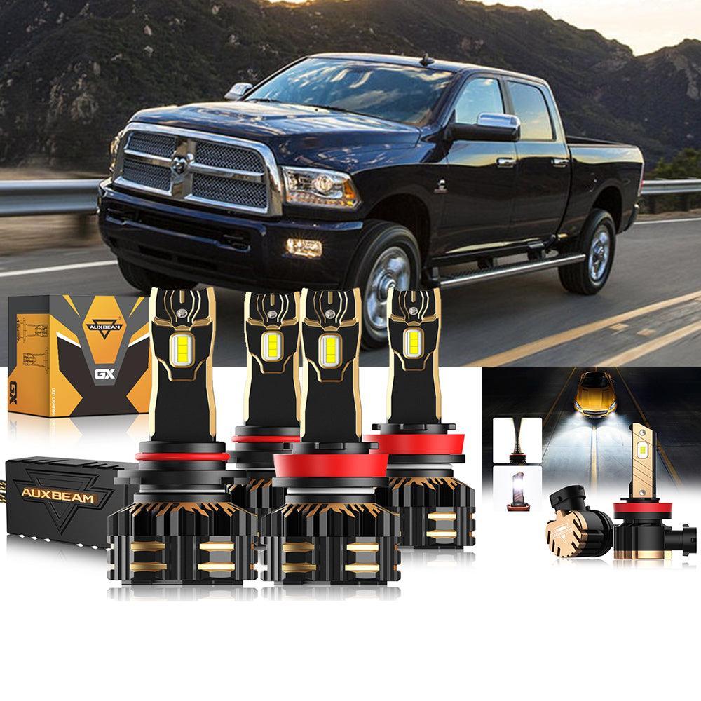 Auxbeam LED Headlight Bulbs Bundle for 2013-2015 Ram 2500