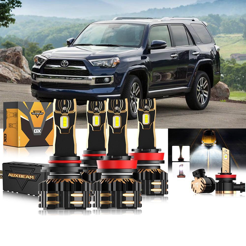 Auxbeam LED Headlight Bulbs Bundle for 2010-2020 Toyota 4Runner 9005 H11