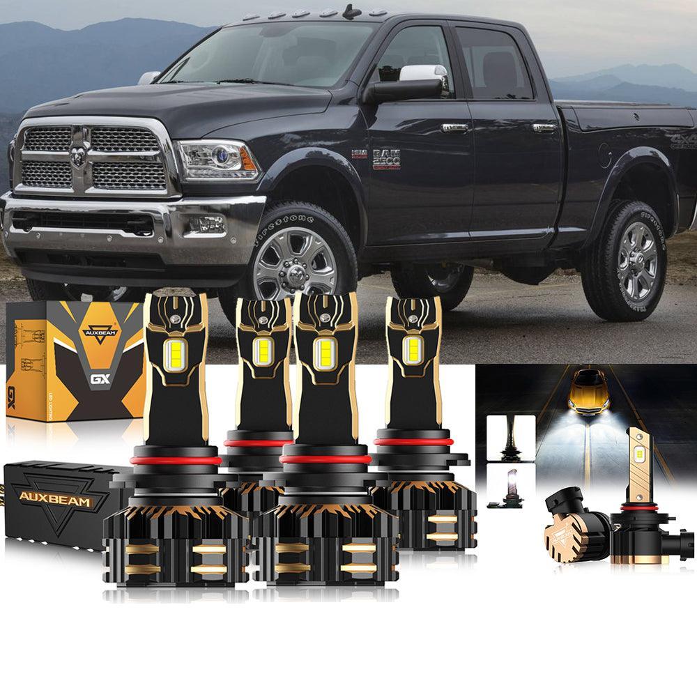 Auxbeam LED Headlights Bulbs Bundle for 2016-2017 Ram 2500