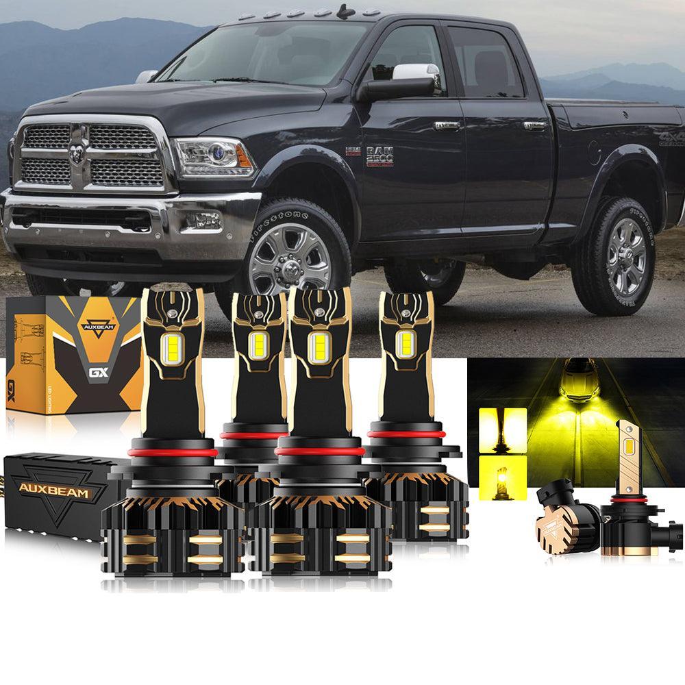 Auxbeam LED Headlights Bulbs Bundle for 2016-2017 Ram 2500