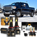 Auxbeam LED Headlight Bulbs for 2015 GMC Sierra 3500 HD 9012