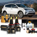 Auxbeam LED Headlight Bulbs Bundle for 2016-2018 Toyota RAV4 9012