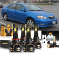 Auxbeam LED Headlight Bulbs Bundle for 2005-2008 Toyota Corolla 9005 9006