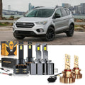 Auxbeam LED Headlight Bulbs Bundle for 2017 Ford Escape H1 D3S