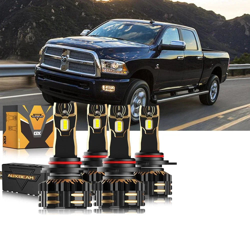 Auxbeam LED Headlight Bulbs Bundle for 2013-2015 Ram 2500