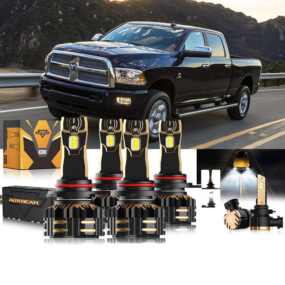 Auxbeam LED Headlight Bulbs Bundle for 2013-2015 Ram 2500