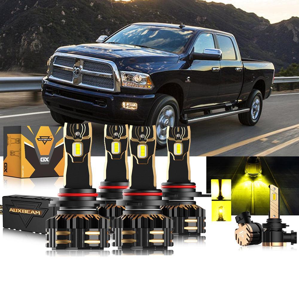 Auxbeam LED Headlight Bulbs Bundle for 2013-2015 Ram 2500