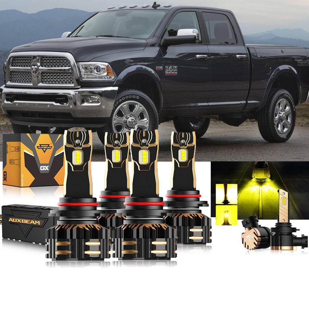 Auxbeam LED Headlights Bulbs Bundle for 2016-2017 Ram 2500