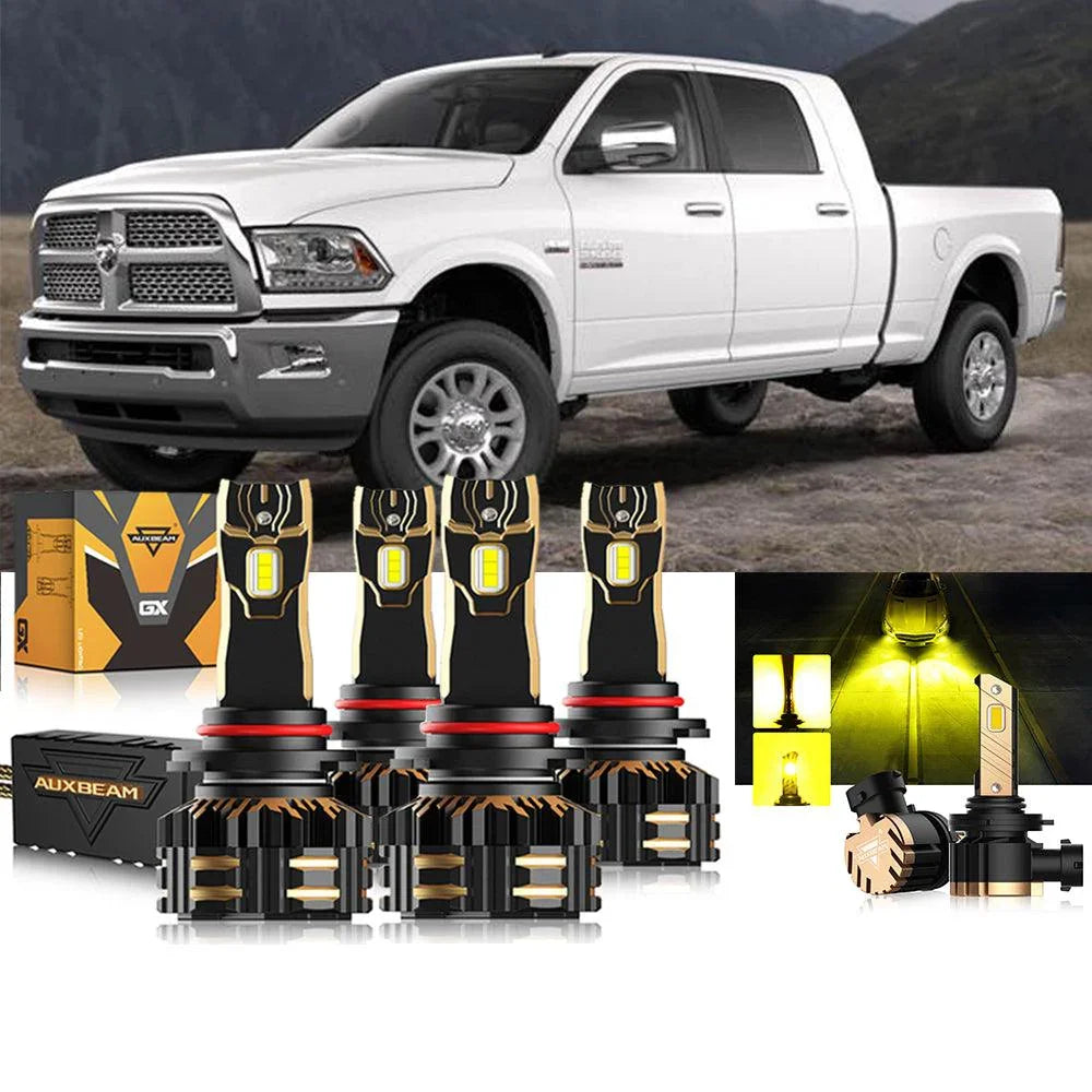Auxbeam LED Headlights Bulbs Bundle for 2018-2019 Ram 2500