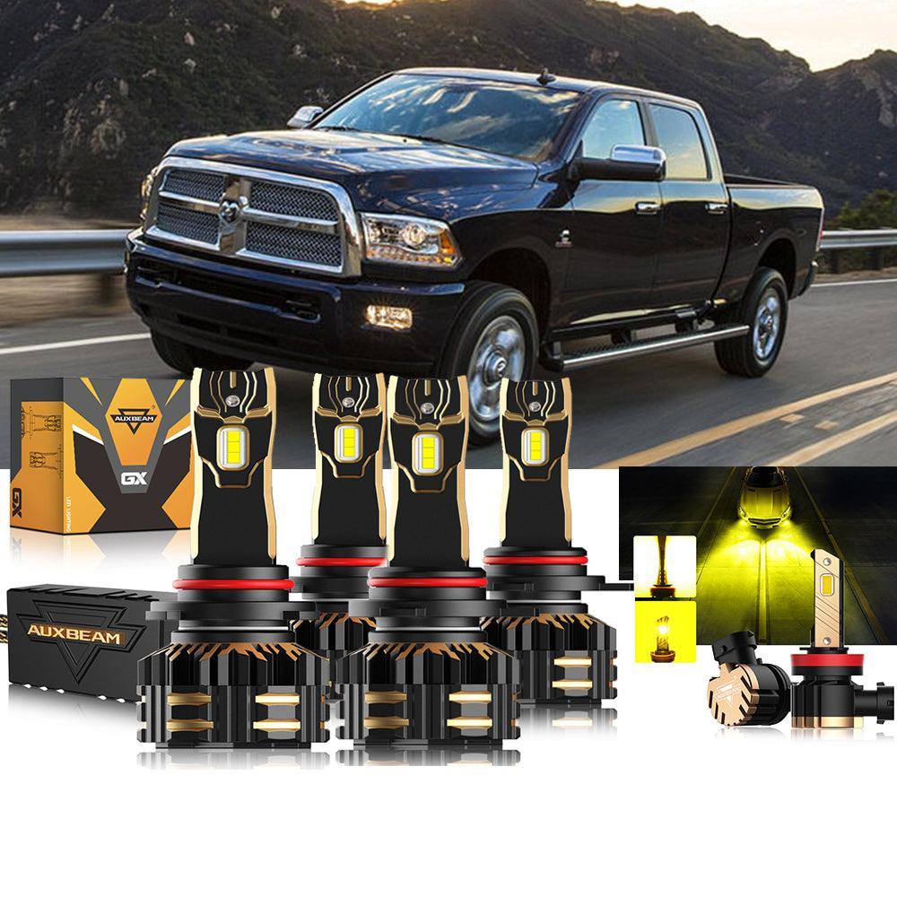 Auxbeam LED Headlight Bulbs Bundle for 2013-2015 Ram 2500