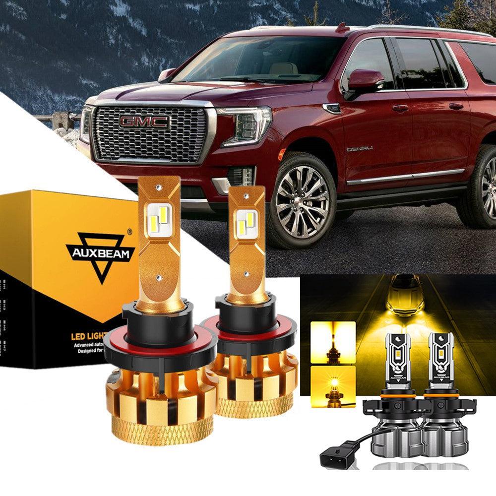 Auxbeam F-16 Plus Series LED High/Low Beam Bulb Bundle for 2007-2014 GMC Yukon