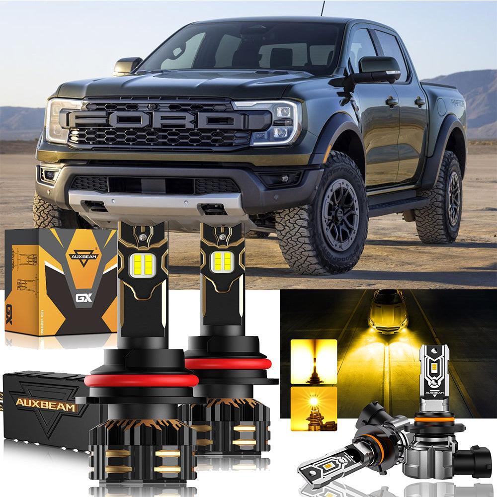 Auxbeam LED Headlight Bulbs for 2001-2004 Ford Ranger 9007