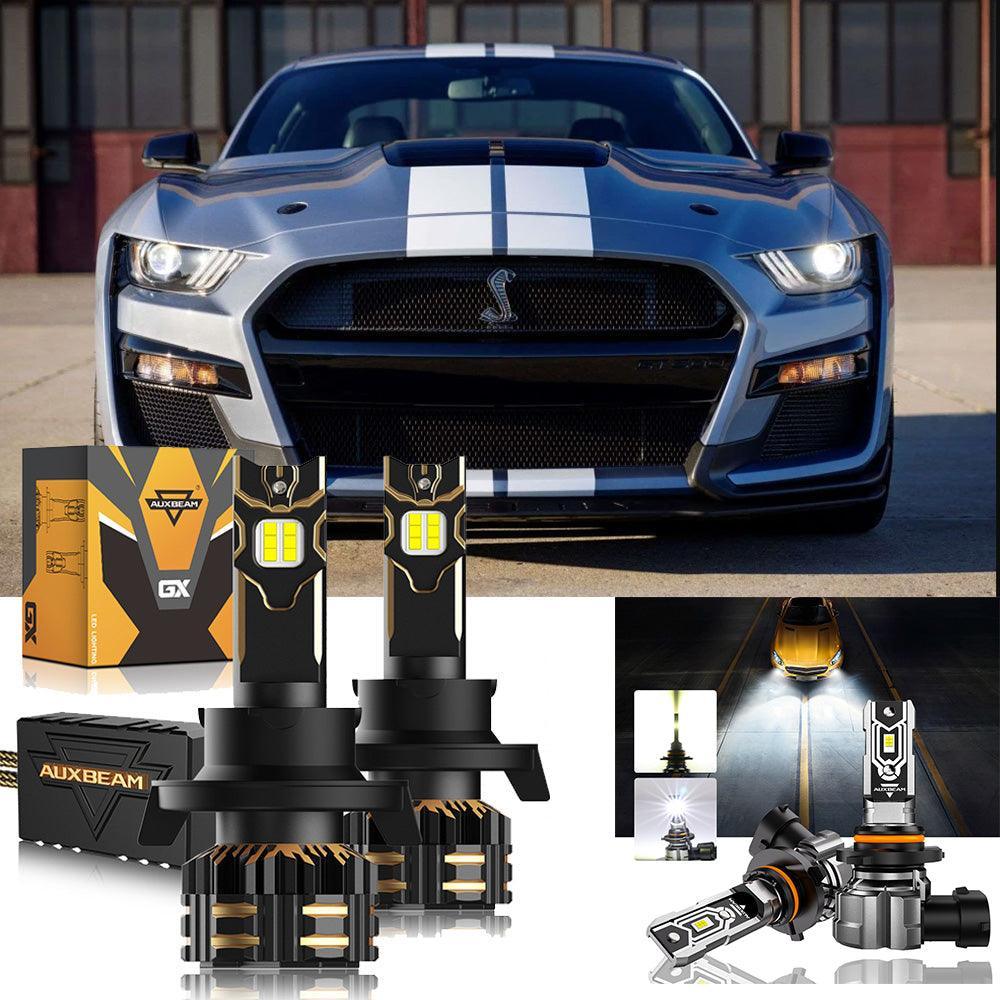 Auxbeam LED Headlight Bulbs for 2005-2007 Ford Mustang GT H13