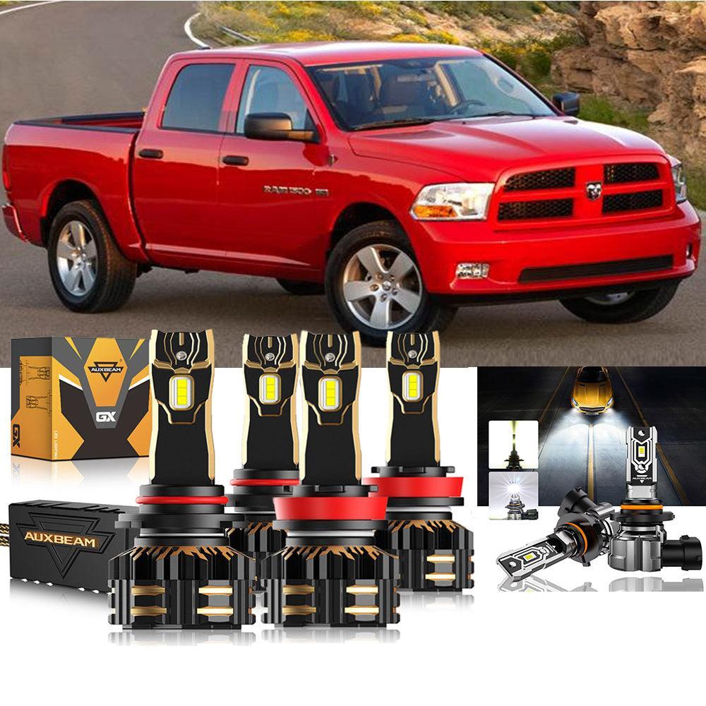 Auxbeam LED Headlight Bulbs for 2011-2012 Ram 1500 (with 4 headlamps) 9005 H13