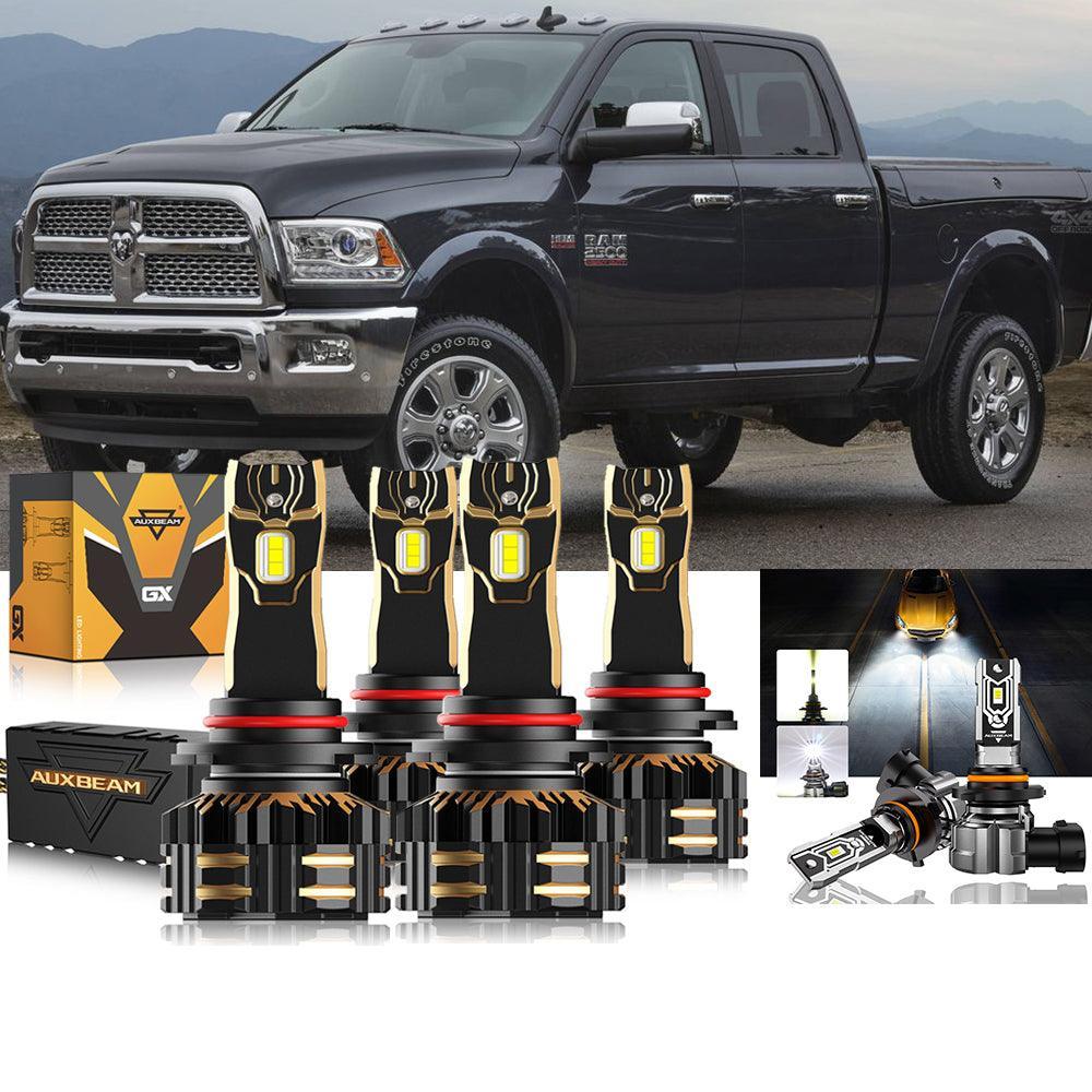 Auxbeam LED Headlights Bulbs Bundle for 2016-2017 Ram 2500