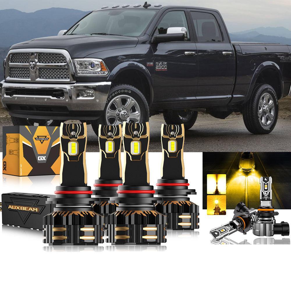Auxbeam LED Headlights Bulbs Bundle for 2016-2017 Ram 2500
