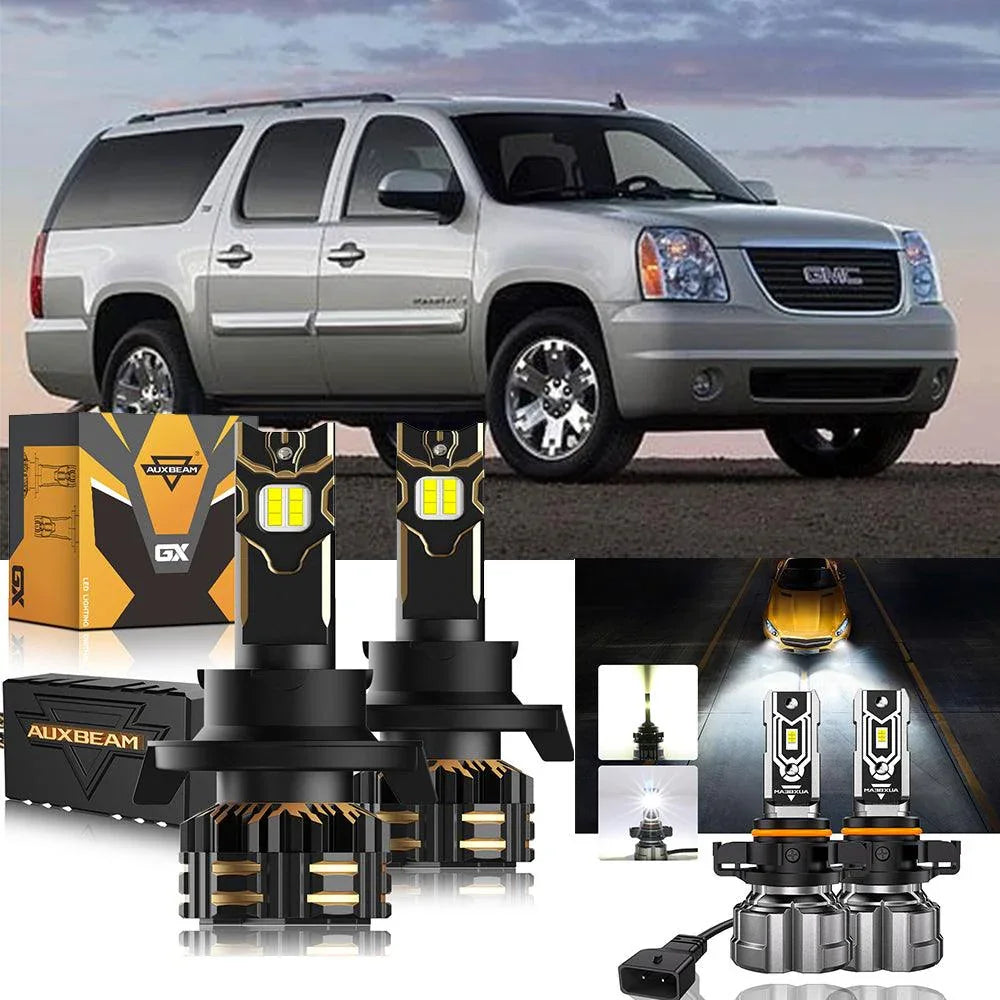 Auxbeam LED Headlight Bulbs for 2007-2013 GMC Yukon XL 2500 H13