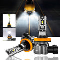 Auxbeam H11 H9 H8 H16JP LED FOG Light/DRL Bulbs 50W Q5 Series 2 Bulbs