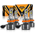 Auxbeam H11+H11 LED Headlight Bulbs 90W F15 Series Smaller Size 4 Bulbs