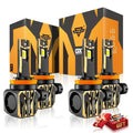 Auxbeam H11+H11 LED Headlight Bulbs 120W GX Series 4 Bulbs