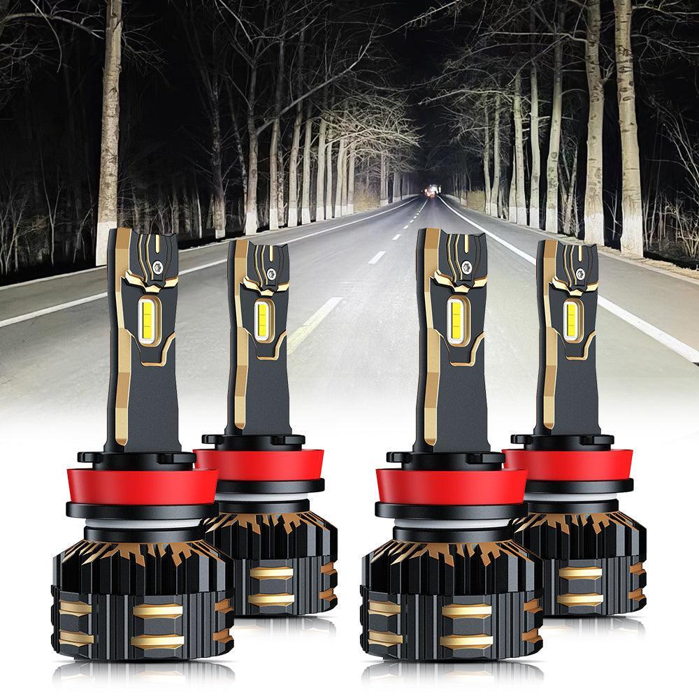 Auxbeam GX Series 25000LM 120W LED Headlight Bulbs 6500K Cool White