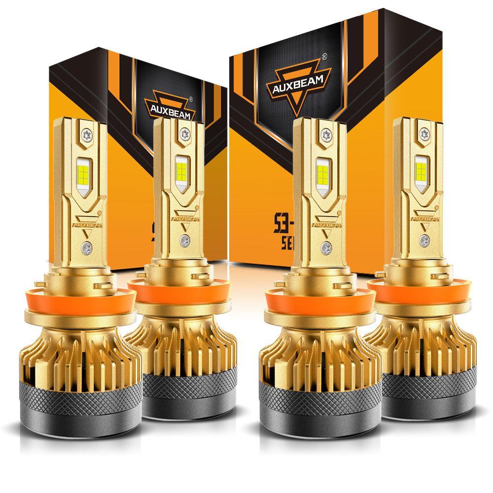 Auxbeam High Power S3 Pro Series 24V 120W LED Headlight Bulbs