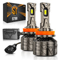 Auxbeam H11/H9/H8 LED Headlight Bulbs 180W ST90 Series High Power 2 Bulbs