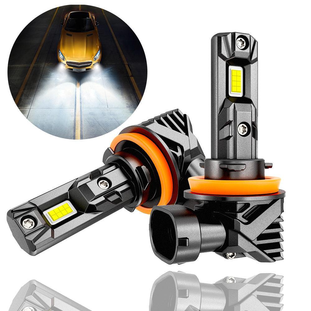 Auxbeam Fanless & Wireless Q15 Series 60W LED Headlight Bulbs/Fog Lights