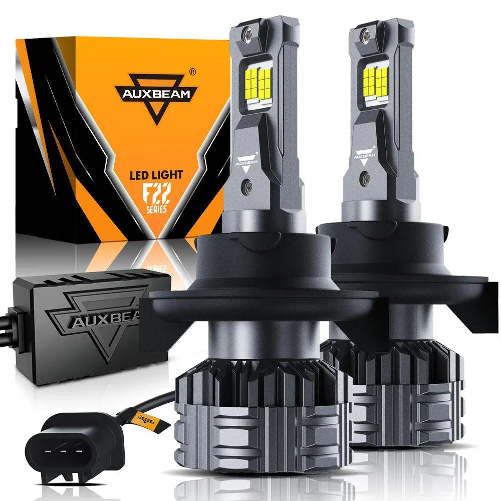 Auxbeam F22 Series 24000LM 110W LED Headlight Bulbs 6500K Cool White