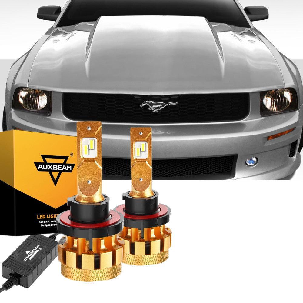 Auxbeam F-16 Plus Series LED High/Low Beam Bulb for 2005-2006 Ford Mustang
