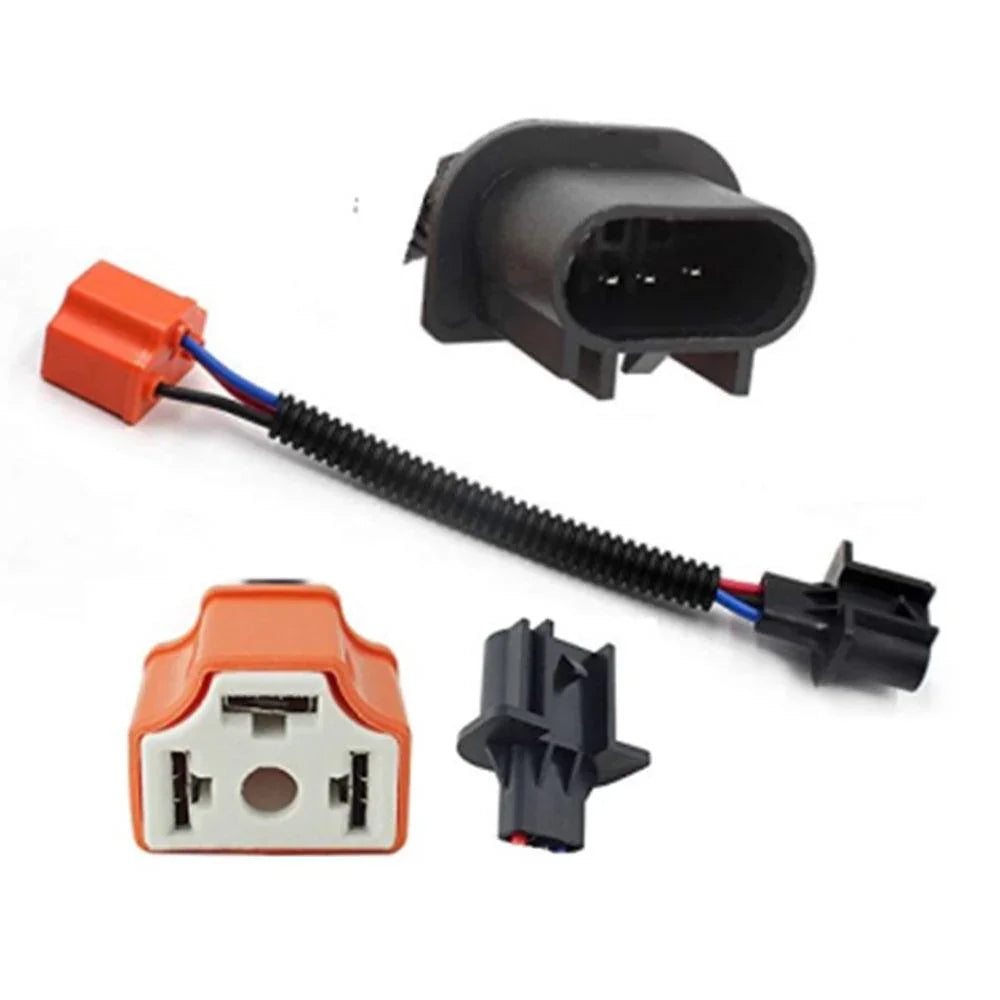 Auxbeam H13 Male to H4 Female Adapter Wiring Harness Connector Headlight