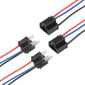 Auxbeam H4 LED HEADLIGHT SOCKET FEMALE ADAPTER WIRING HARNESS CONNECTOR FOR