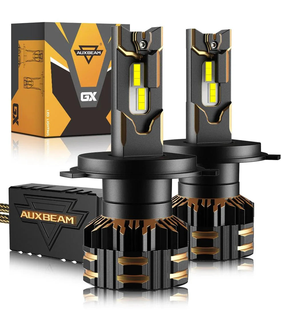 Auxbeam H4/9003 LED Headlight Bulbs 120W GX Series 2 Bulbs