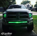 2010-2018 Ram 2500 / 3500 Hidden Bumper 30" Light Bar Kit - vehicle-specific brackets