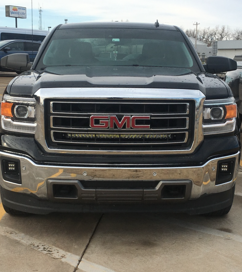 2011-2014 GMC Sierra 2500 / 3500 Fog Light Kit - vehicle-specific brackets