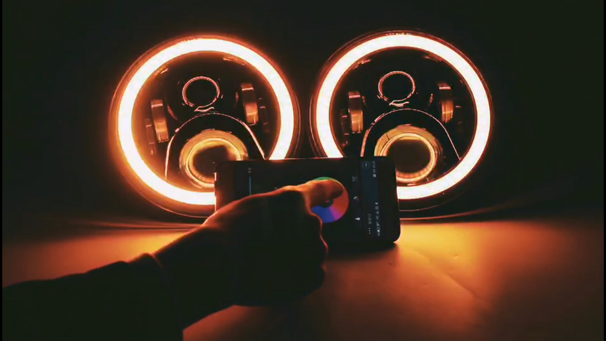 RGB Terminator Series D2 Headlights by FCK LightBars