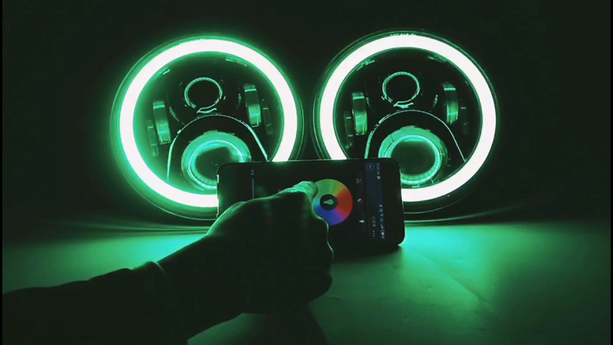 RGB Terminator Series D2 Headlights by FCK LightBars
