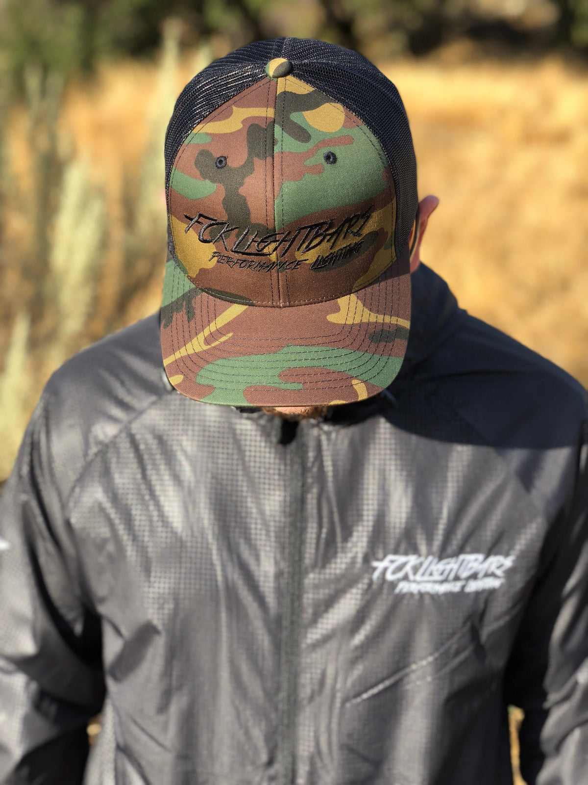 Snapback Hat (Camo and Black)