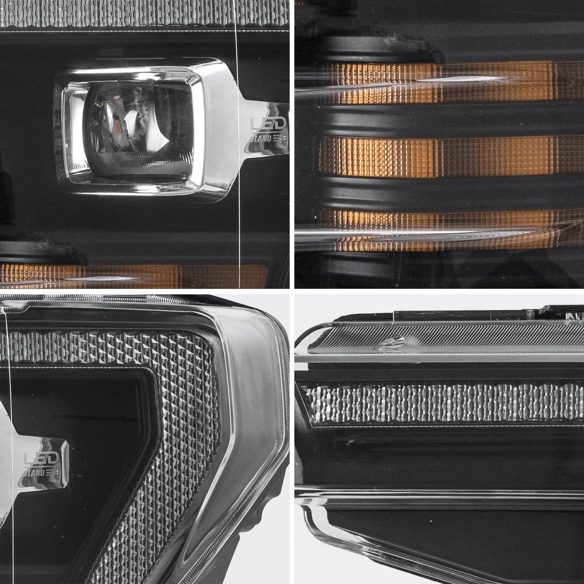 Vland LED Headlight Assembly Dual Beam for 2018-2020 Ford F150 13th Gen