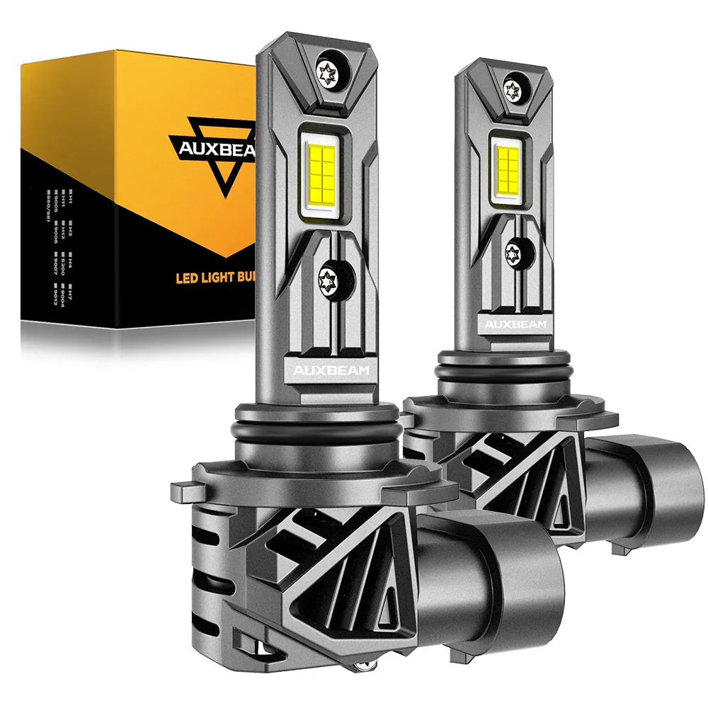 Auxbeam 9006/HB4 LED Headlight Bulbs 90W Q26S Series 1:1 Same OEM Size 2 Bulbs