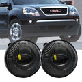 Auxbeam 24W Round Black LED Fog Lights 5202 for GMC Acadia 2007-2012