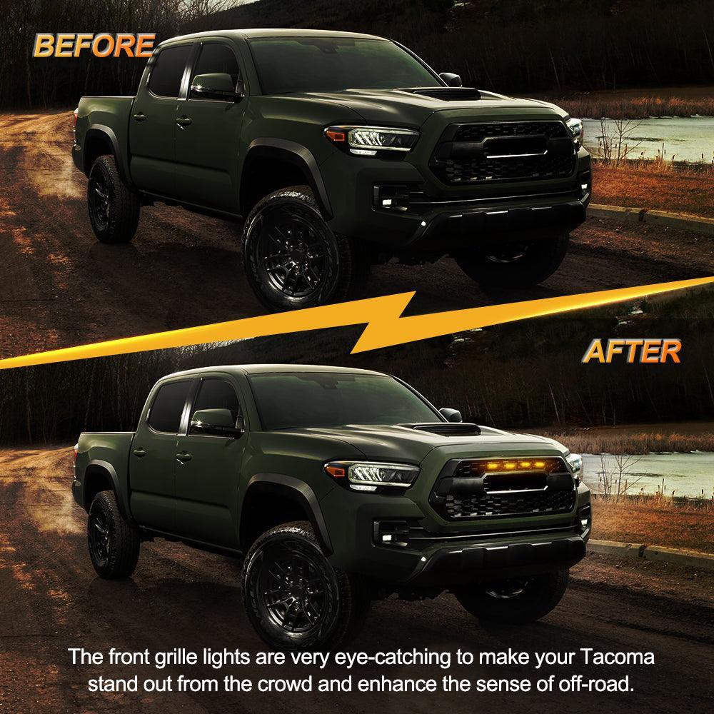 Auxbeam LED Front Grille for Toyota Tacoma 2020-2021 TRD Off Road/TRD Sport