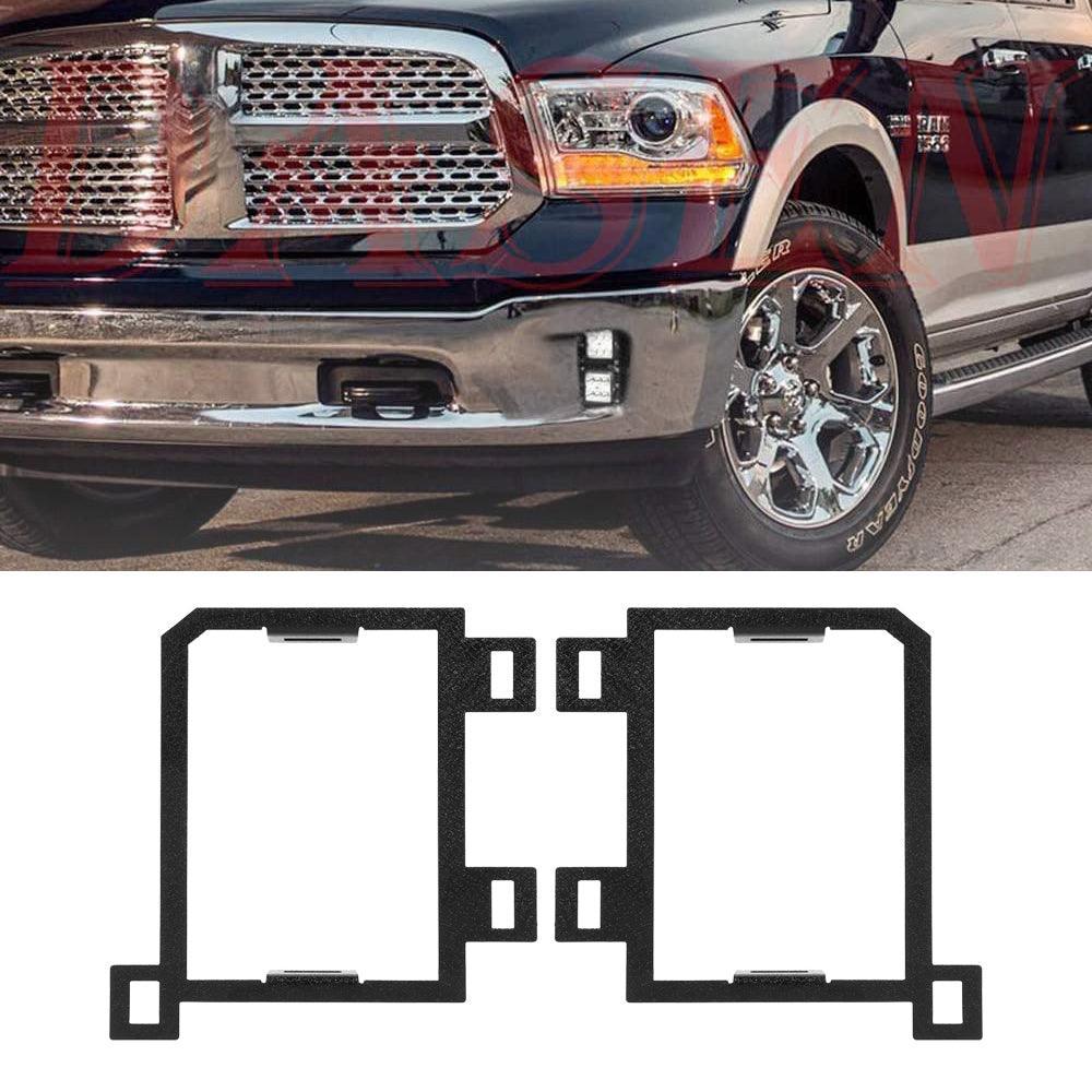 Auxbeam Fog Lamp Mounting Brackets for Dodge Ram 1500 2013-2018