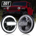 Auxbeam 7 Inch 90W DOT Approved LED Headlights for Jeep Wrangler JK TJ LJ CJ